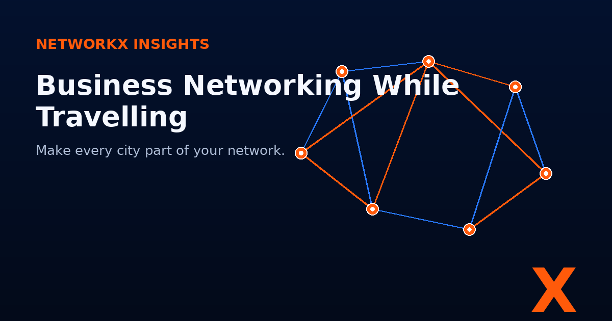 How to Network Effectively When Travelling for Business cover illustration